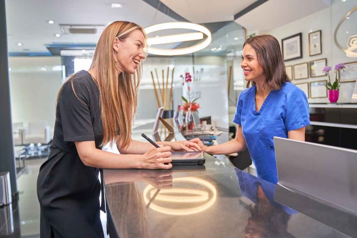 routine dental appointment with dentist chandler